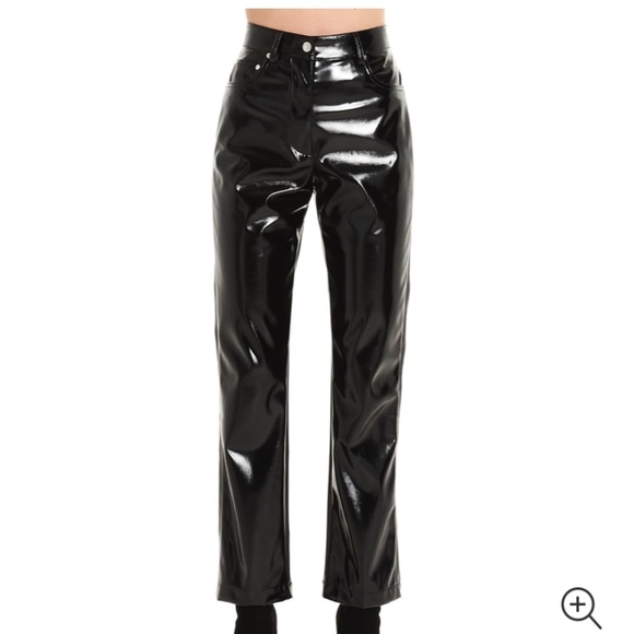 MSGM Milano wet look vinyl pants - Picture 1 of 9